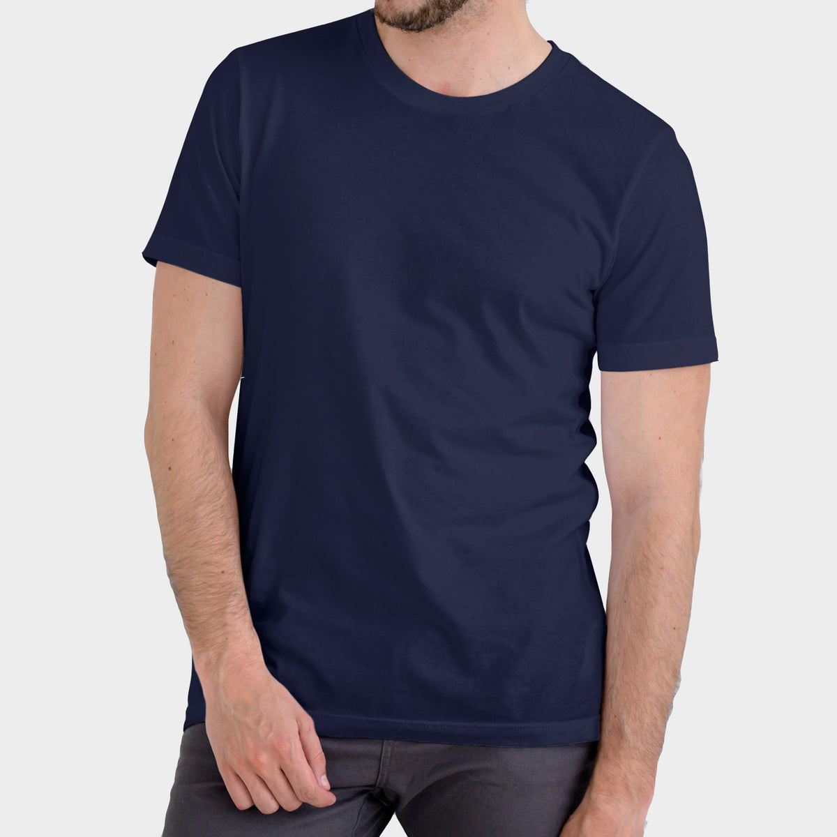 Modern Fitted Premium Ultra Soft 95/5 Cotton Blend Tee / +2