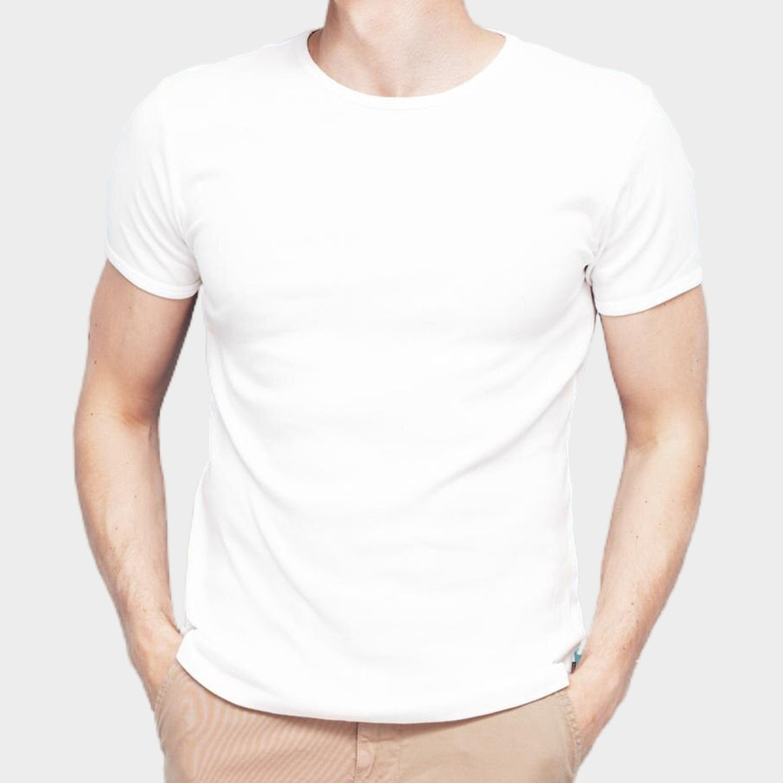 Modern Fitted Premium Ultra Soft 95/5 Cotton Blend Tee / +2