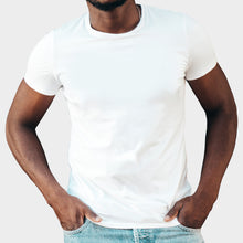 Load image into Gallery viewer, Modern Fitted Soft Premium 100% Cotton Blank Tee / +1 Color