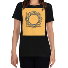 Load image into Gallery viewer, Gray Roses Scoop Neck Short Sleeve Tee / +6 Colors