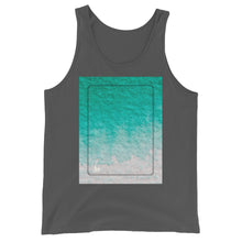 Load image into Gallery viewer, Turq Water Paper Unisex Tank Top / +4 Colors
