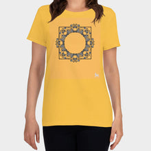 Load image into Gallery viewer, Gray Roses Scoop Neck Short Sleeve Tee / +6 Colors