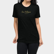 Load image into Gallery viewer, Signature Black &amp; Yellow Triblend T-Shirt
