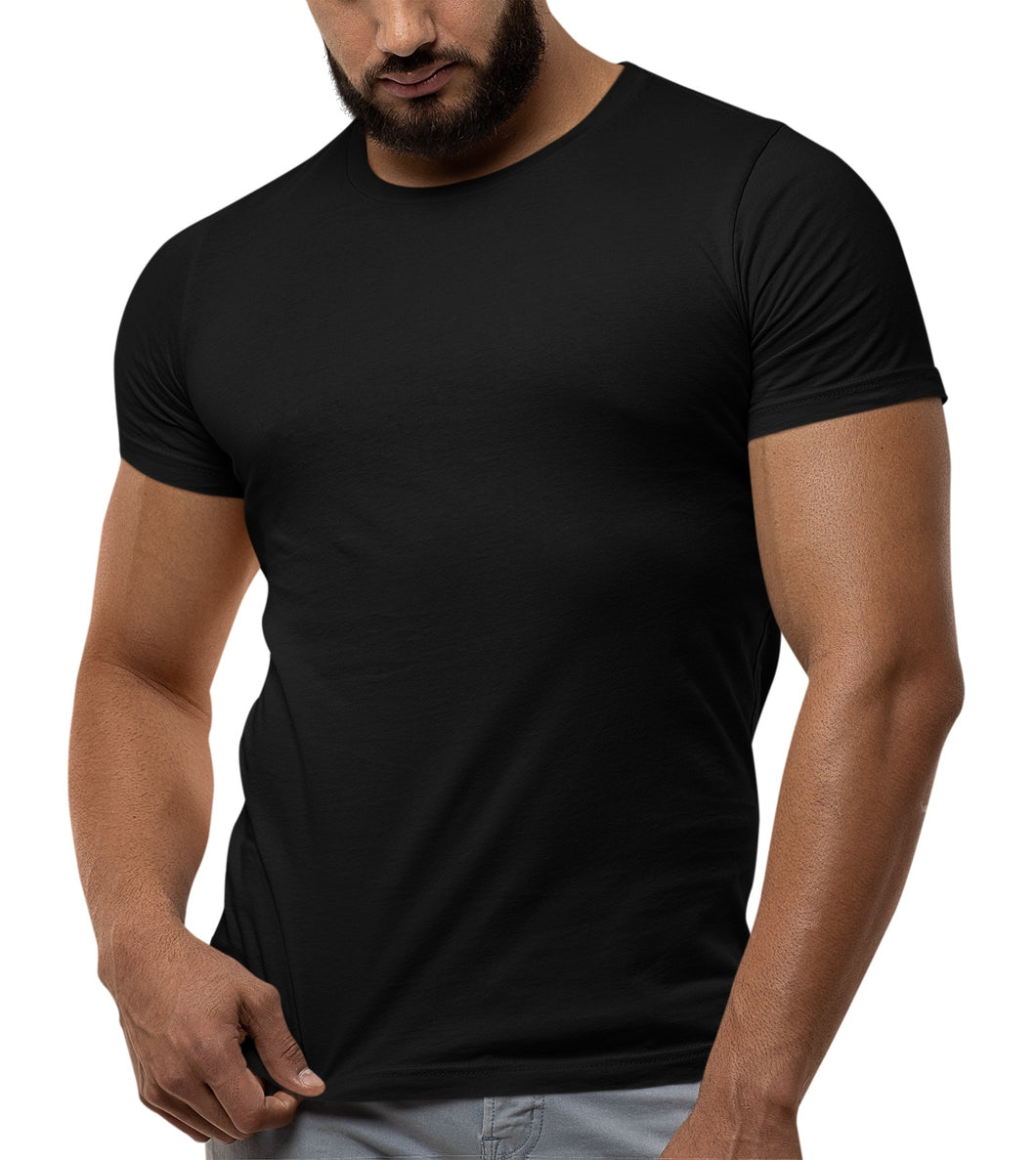 Wholesale -Blank Tees - Modern Fitted Premium Ultra Soft 95/5 Cotton Blend Tee
