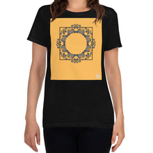 Load image into Gallery viewer, Gray Roses Scoop Neck Short Sleeve Tee/ +6 Colors
