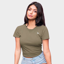 Load image into Gallery viewer, Logo Crop Tee / +2 Colors
